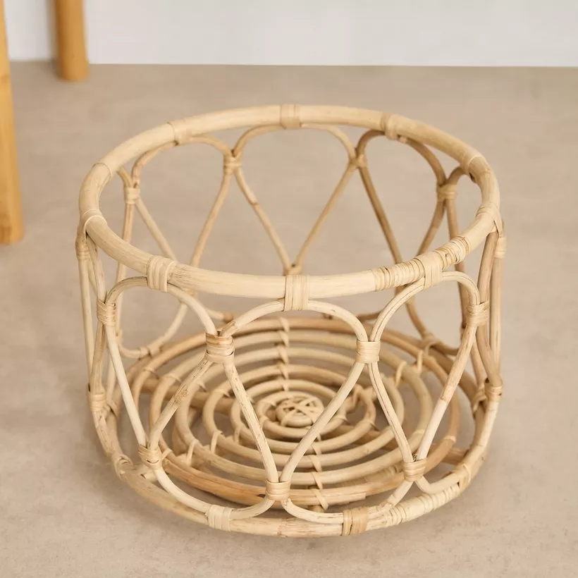 Boho Bliss Round Planter with Stand - 24x24x37 cm - Image 3