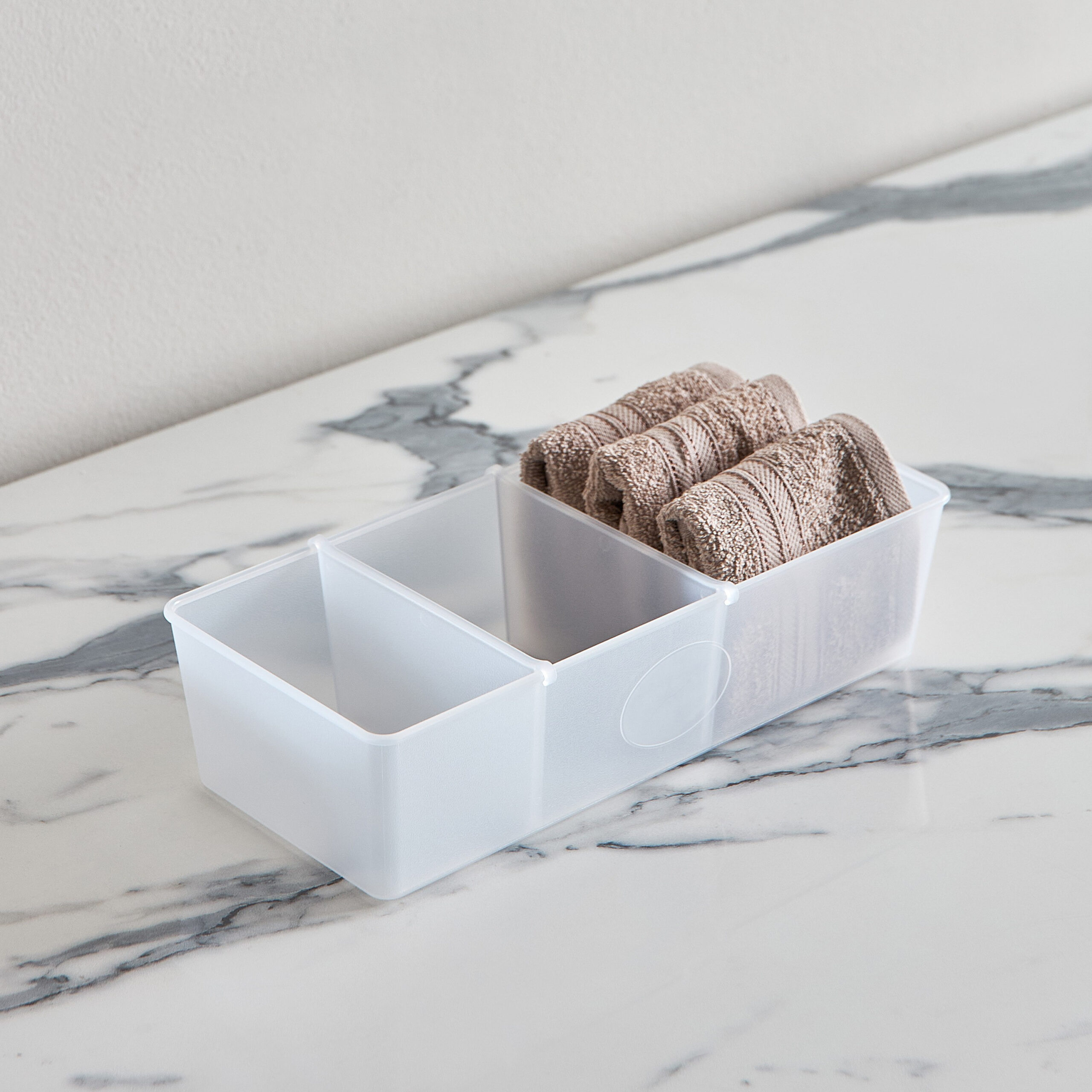 Inaya Drawer Organiser with 2 Sliding Dividers - 30.7x13.8x7.8 cm