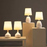 Ashra 2-Piece Ceramic Table Lamp Set - 19x19x40 cm