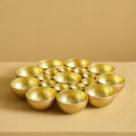 Neom Metal Flower Tealight Table Wall Holder - 20x20x3 cm