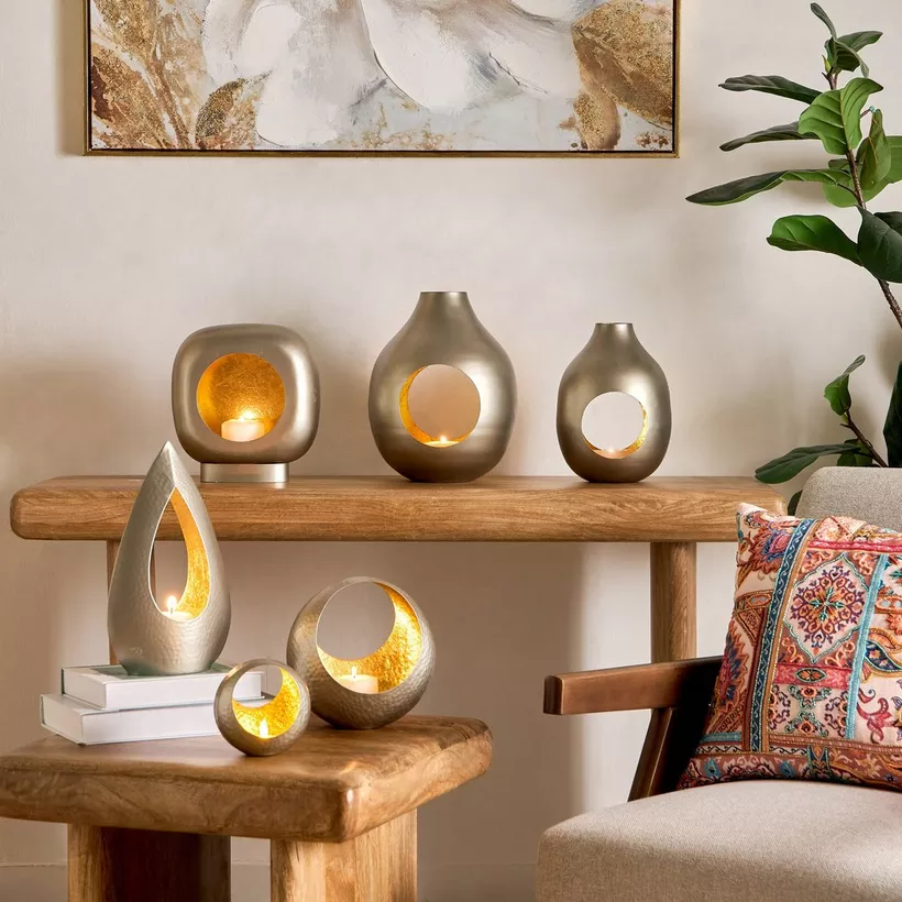 Ibena Tealight Holder - 9x8x30 cm - Image 5