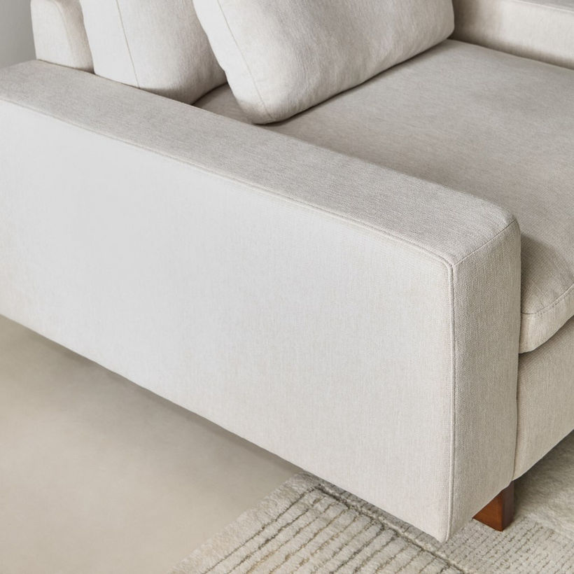 Francisco Fabric Armchair Sofa with Cushion - Image 6
