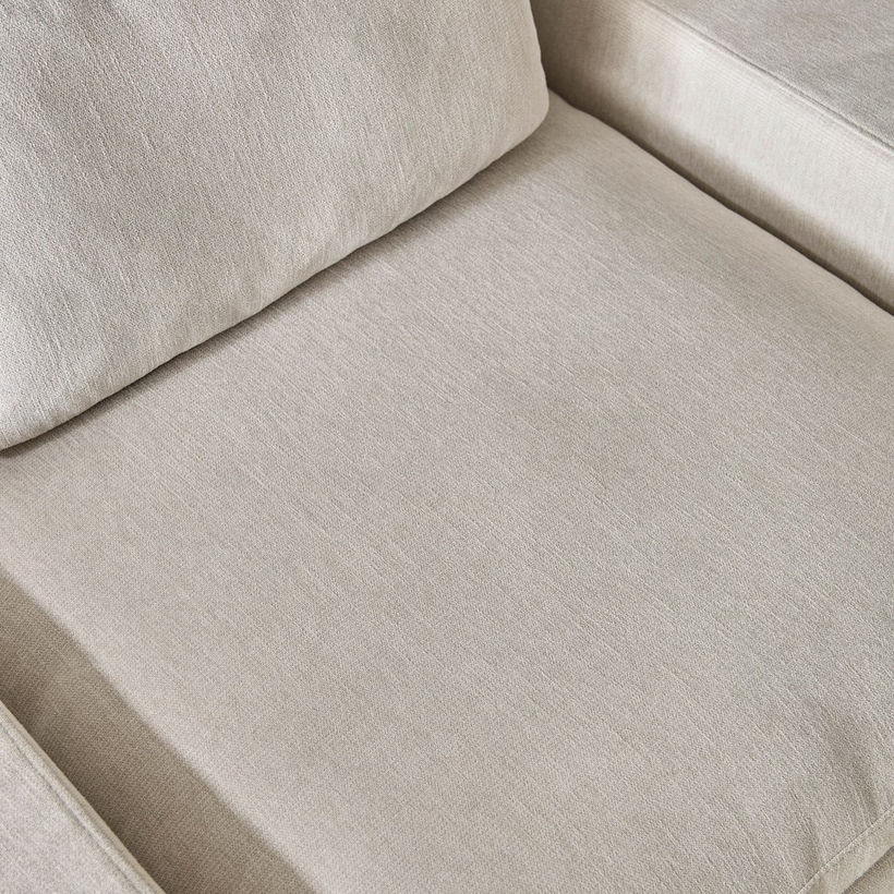 Francisco Fabric Armchair Sofa with Cushion - Image 7