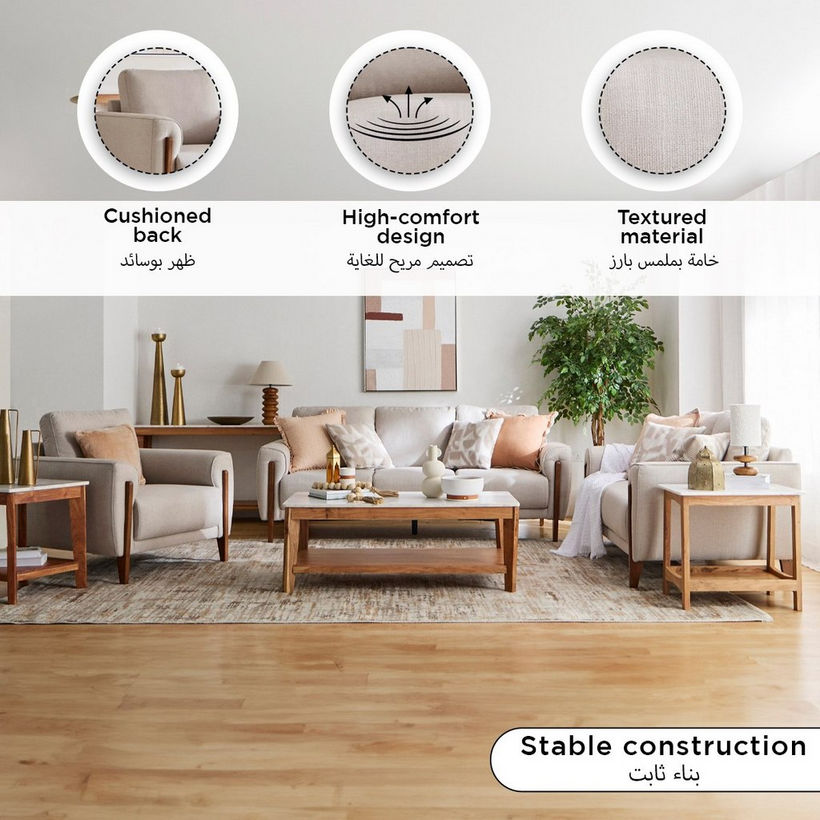 Paso Fabric Armchair Sofa - Image 7