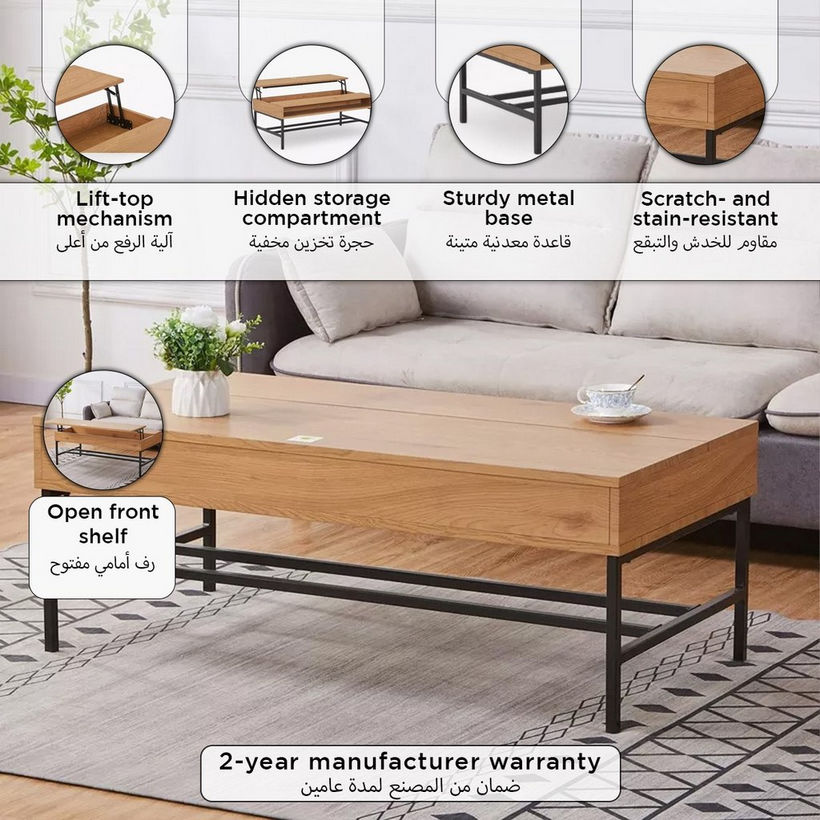 Alya Lift Top Coffee Table - Image 10