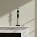Rayon Wooden Human Figurine Table Decor with Wooden Base - 12x7.5x54 cm - Image 8