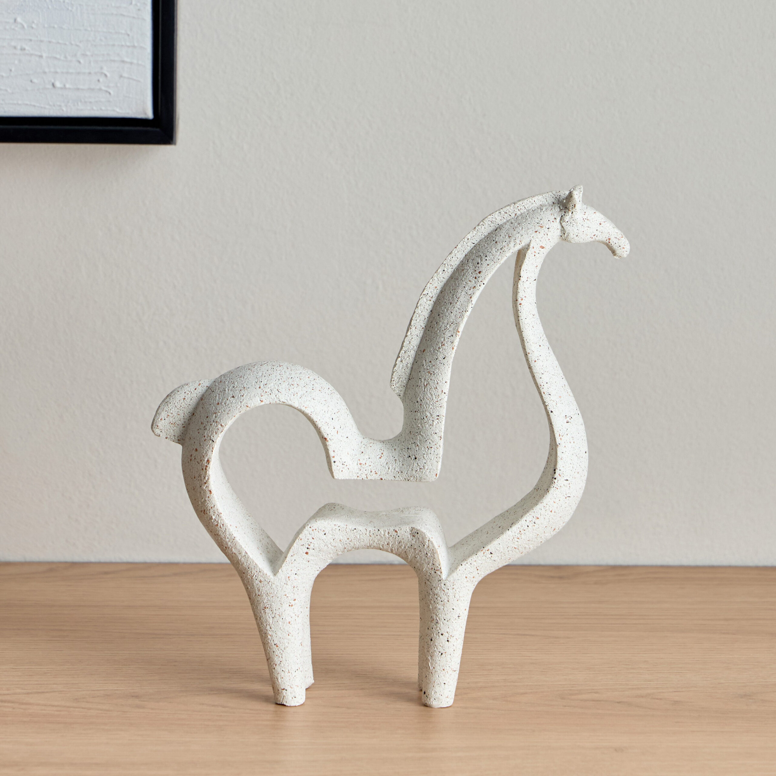 Wren Polyresin Abstract Horse Accent - 20x4.5x21.5 cm