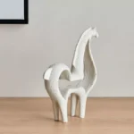 Wren Polyresin Abstract Horse Accent - 20x4.5x21.5 cm
