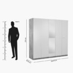 Patara 5-Door Wardrobe