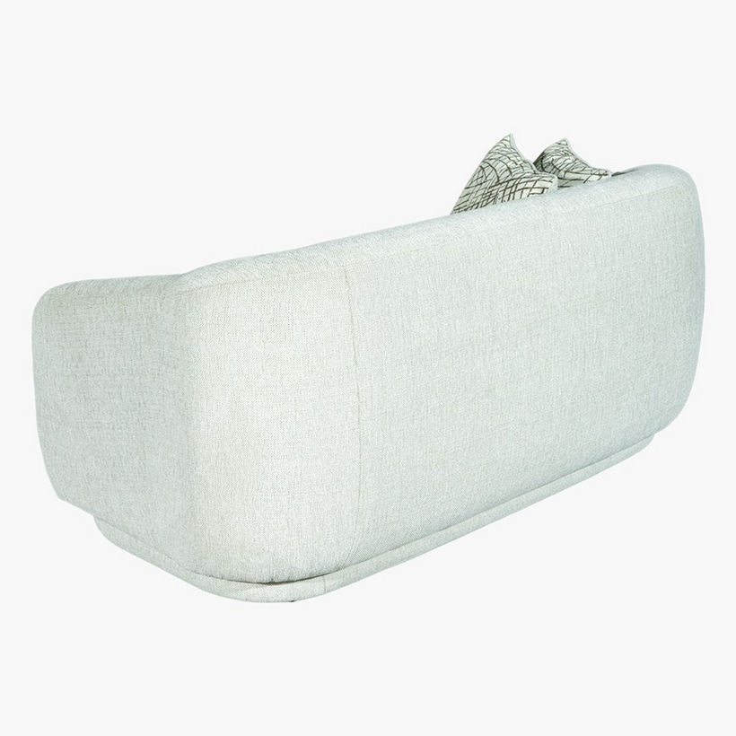 Dolce 2-Seater Fabric Sofa with 2 Cushions - Image 4