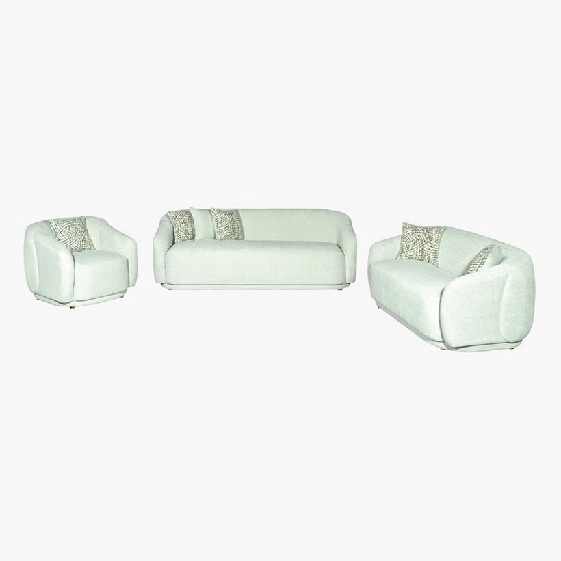 Dolce 2-Seater Fabric Sofa with 2 Cushions - Image 7