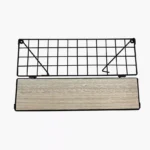 Sera 1-Tier Foldable Wall Shelf with MDF Board - 48x14x17 cm
