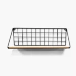 Sera 1-Tier Foldable Wall Shelf with MDF Board - 48x14x17 cm