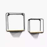 Sera Square 2-Piece Wall Shelf Set
