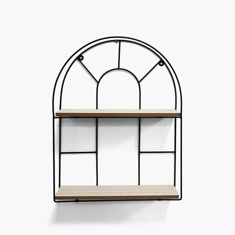 Sera Arch 2-Tier Wall Shelf - 35x10x45 cm - Image 3