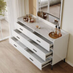 Marwell 6-Drawer Sintered Stone Top Master Dresser without Mirror