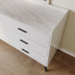 Marwell 6-Drawer Sintered Stone Top Master Dresser without Mirror
