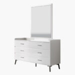 Marwell 6-Drawer Sintered Stone Top Master Dresser without Mirror