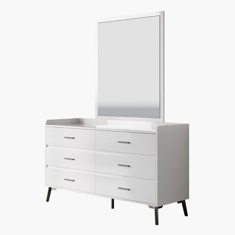 Marwell 6-Drawer Sintered Stone Top Master Dresser without Mirror - Image 6
