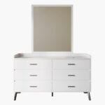 Marwell 6-Drawer Sintered Stone Top Master Dresser without Mirror