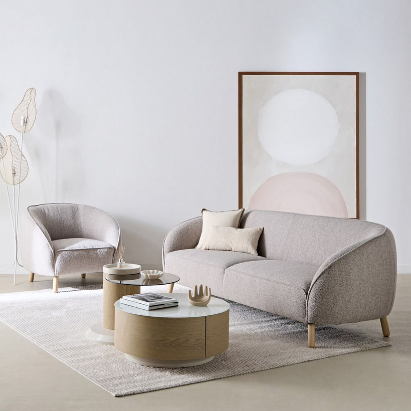 Keller Armchair Fabric Sofa - Image 9