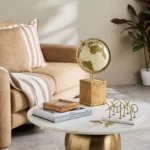 Odin Decorative Globe with Wooden Base - 20x20x38 cm