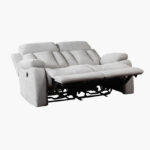Dallas Electric Power 2-Seater Fabric Recliner Sofa with USB