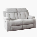 Dallas Electric Power 2-Seater Fabric Recliner Sofa with USB
