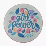 Ivy Meadows Ben Girl Power Printed Flannel Rug - 120 cm