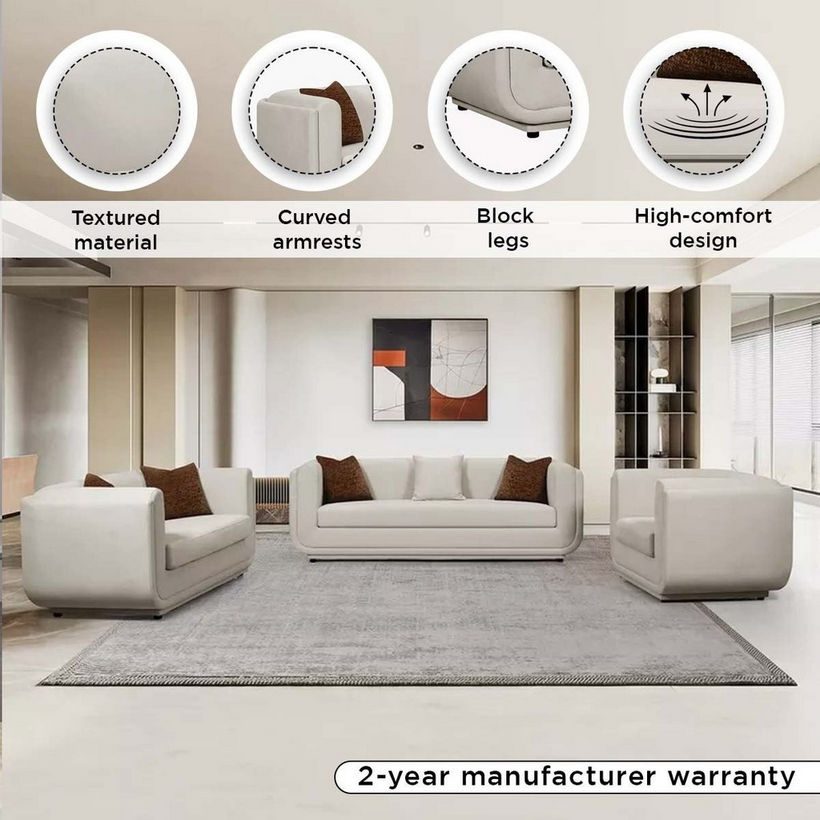 Brooklyn NXT Fabric Armchair Sofa - Image 5