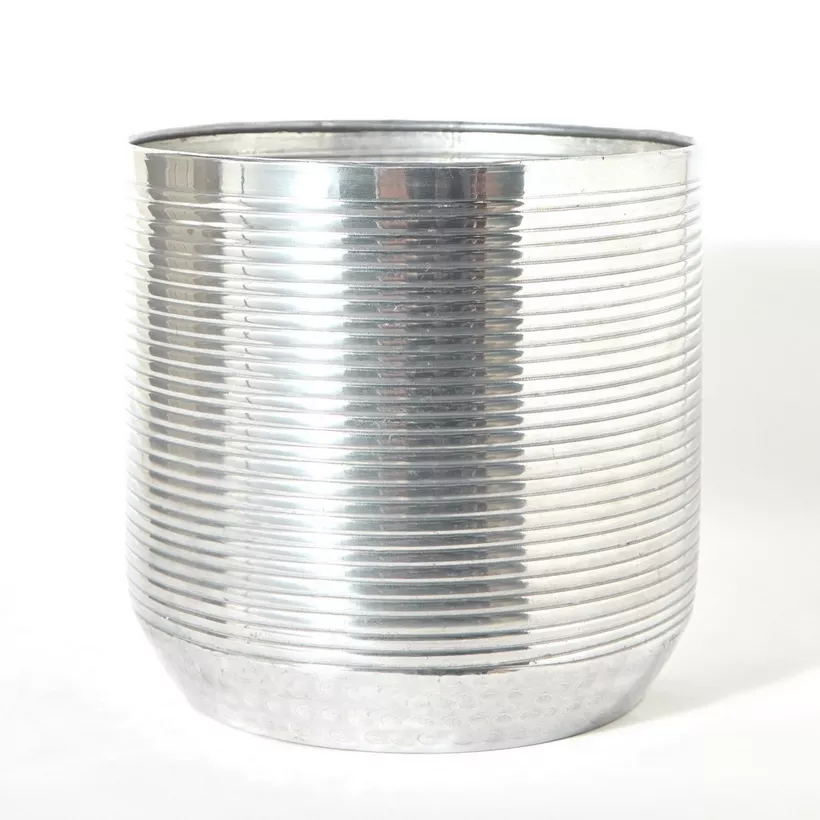 Nydril Linework Aluminium Planter - 31.5x29.5 cm - Image 2