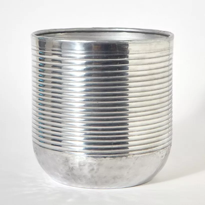 Nydril Linework Aluminium Planter - 22x21.5 cm - Image 2