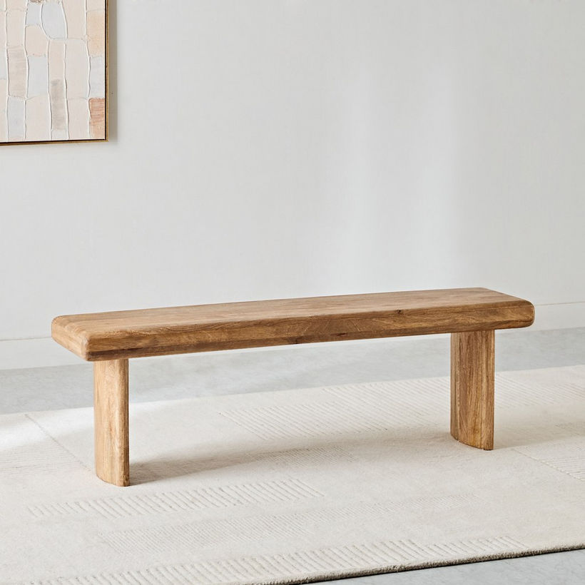 Cavon Clayton Solid Wood Bench - Image 3