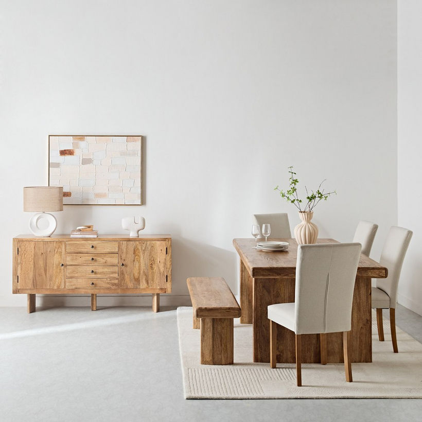 Cavon Clayton Solid Wood Bench - Image 9
