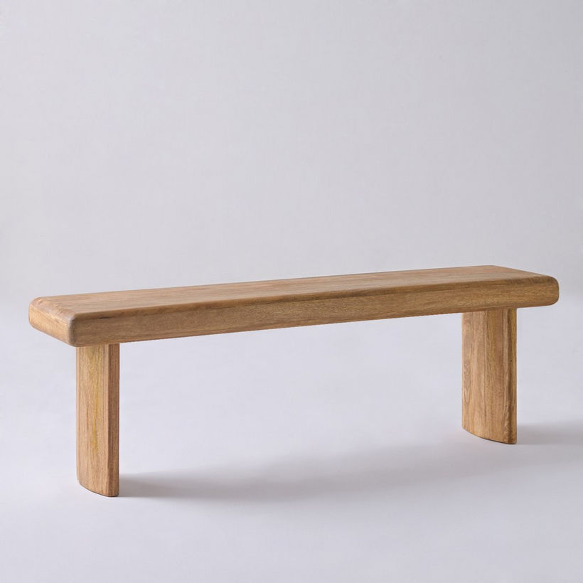 Cavon Clayton Solid Wood Bench - Image 10