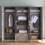 Miami Nxt 6-Door Wardrobe with Mirror and Drawers