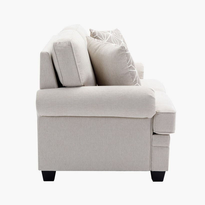 Ashton NXT 2-Seater Easy Clean Fabric Sofa with 2 Cushions - Image 9