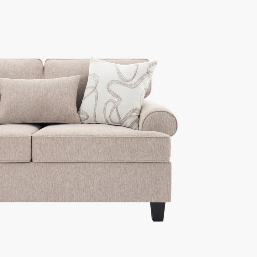 Manhattan Cambridge NXT 2-Seater Fabric Sofa with 3 Throw Cushions - Image 4
