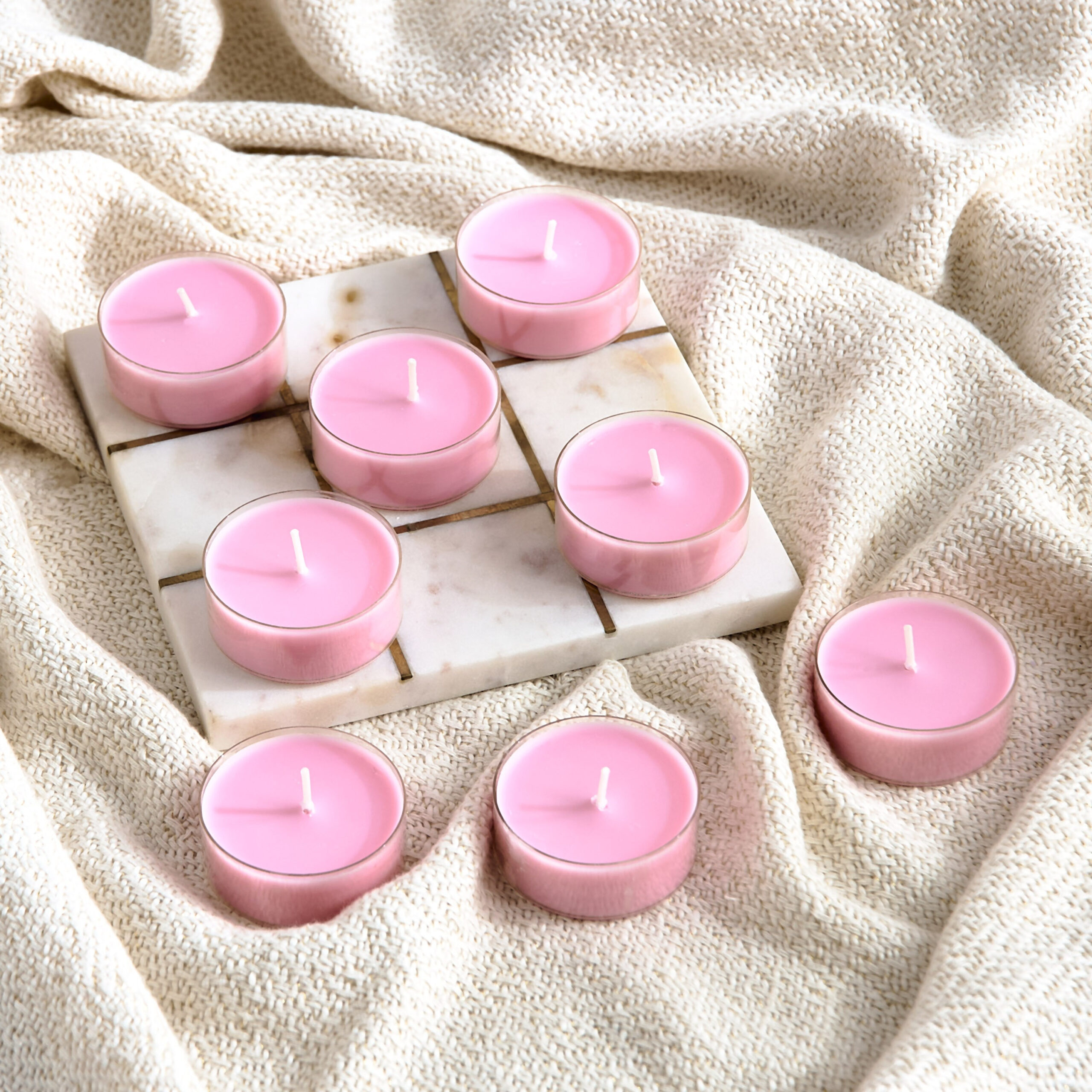 Bolsius 8-Piece Magnolia Scented Maxi Light Set - 375 gm