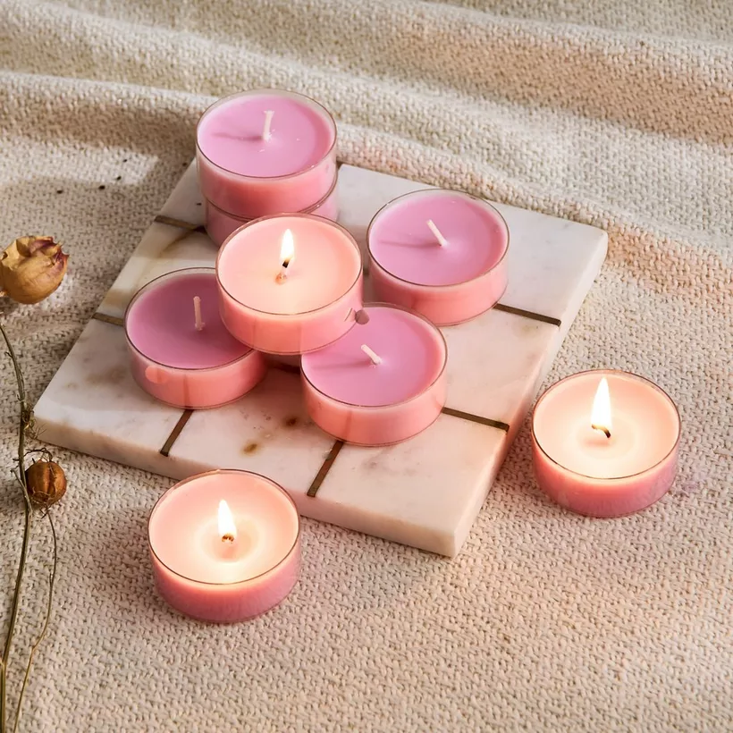 Bolsius 8-Piece Magnolia Scented Maxi Light Set - 375 gm - Image 3