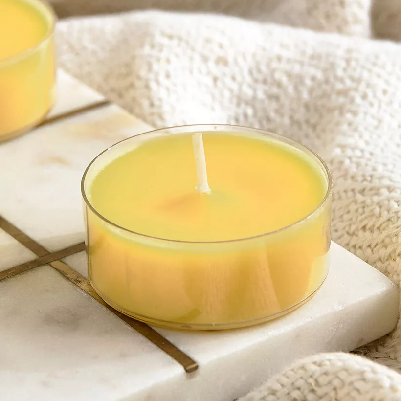 Bolsius 8-Piece Mimosa Scented Maxi Light Set - 375 gm - Image 4
