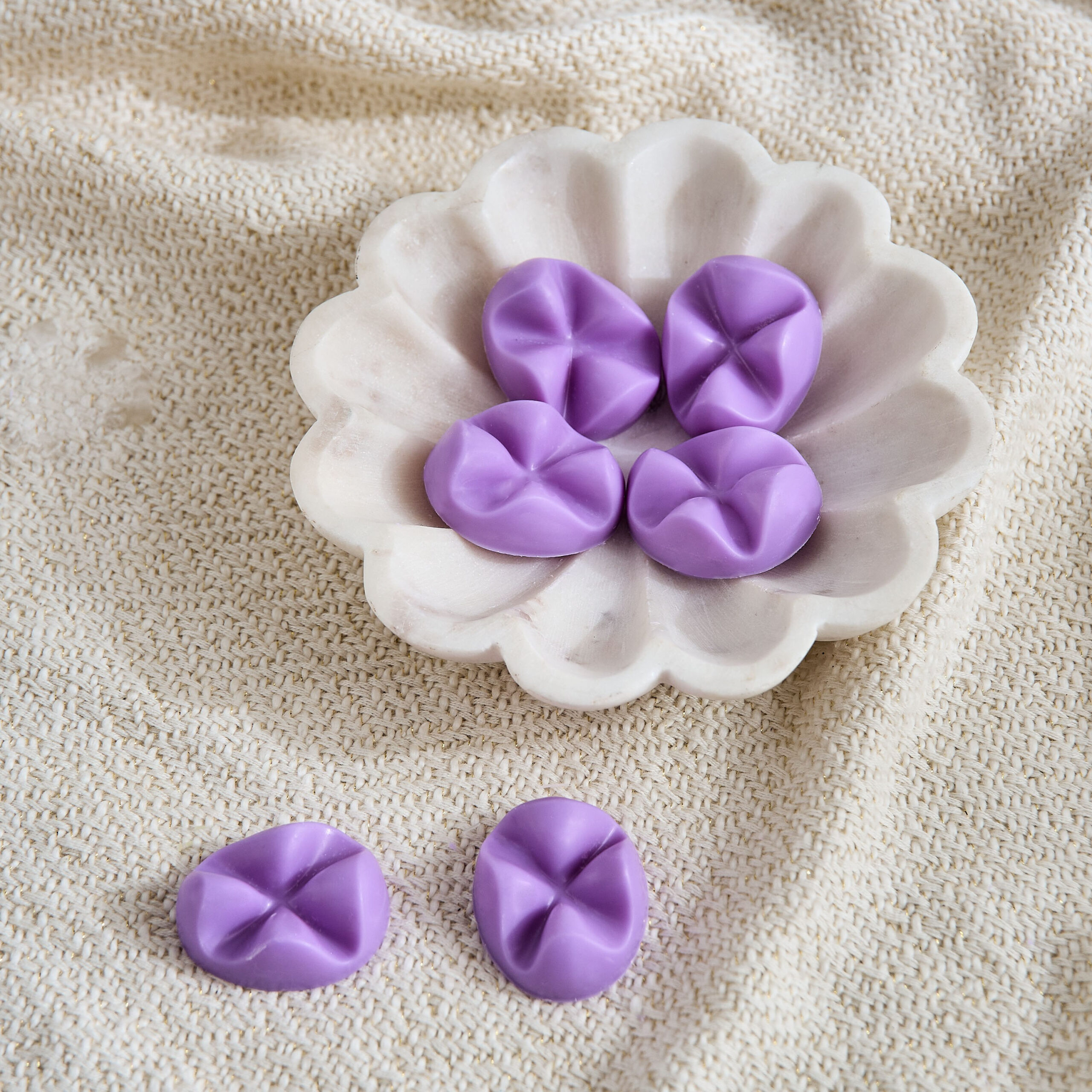 Bolsius 6-Piece Lavender Scented Wax Melt Set - 106 gm