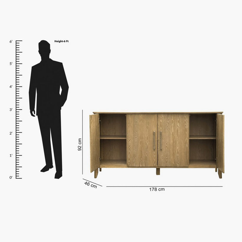 Collenburg 4-Door Sideboard - Image 2