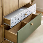 Movo Fern 5-Door Wardrobe with 2 Drawers