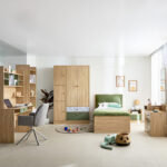 Movo Fern 5-Door Wardrobe with 2 Drawers