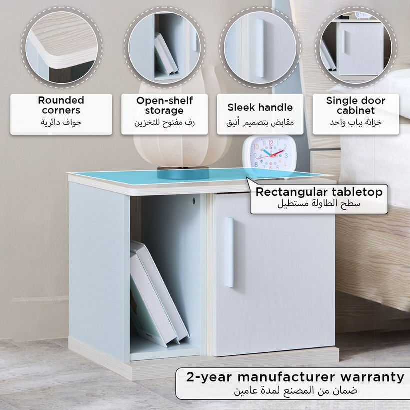 Movo Skye 1-Door Nightstand - Image 5