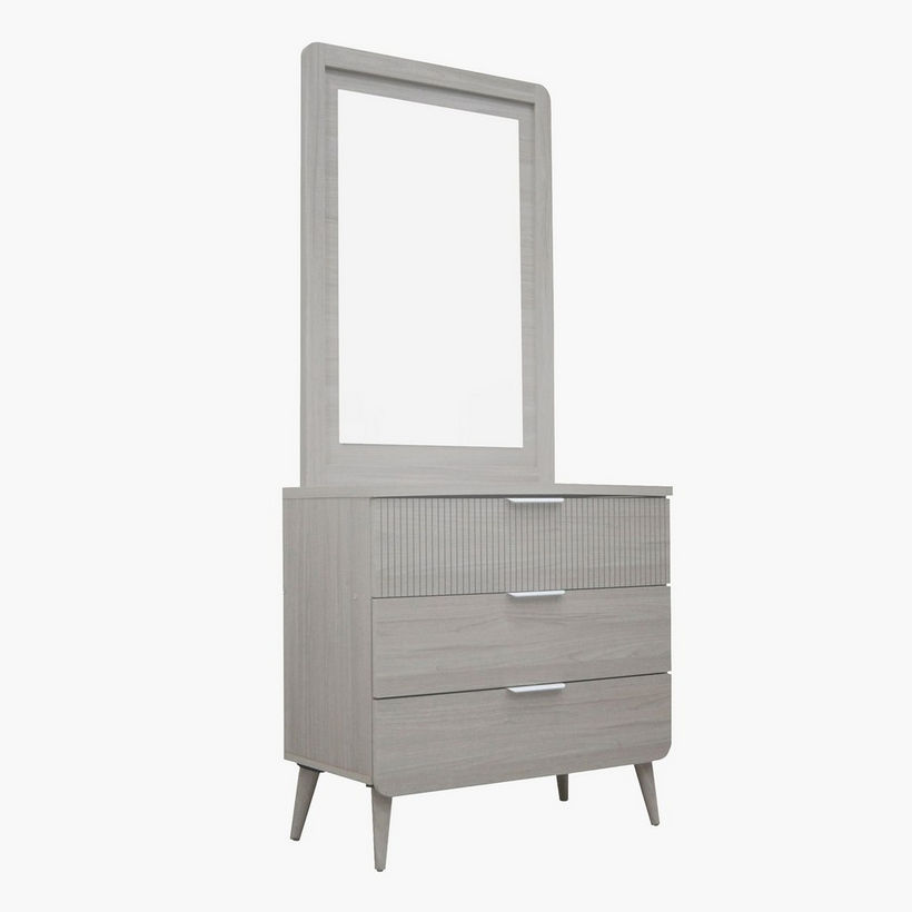 Movo Elmwood 3-Drawer Young Dresser with Mirror - Image 3