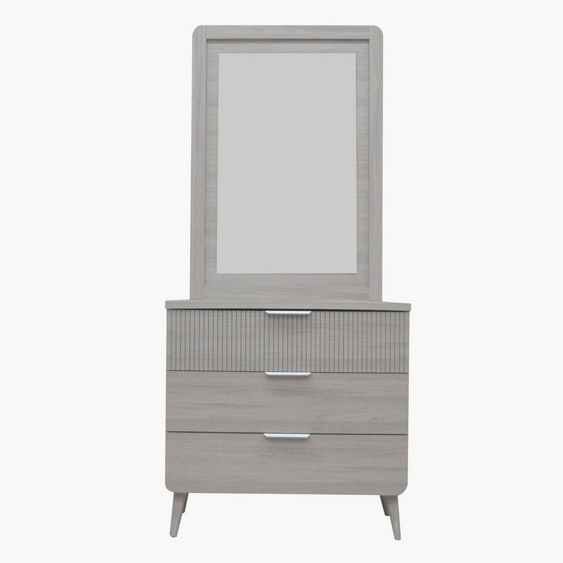 Movo Elmwood 3-Drawer Young Dresser with Mirror - Image 4
