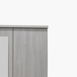 Movo Elmwood 4-Door Wardrobe with 2 Drawers and Mirror