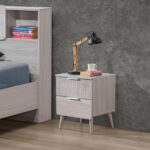 Movo Elmwood 2-Drawer Young Nightstand